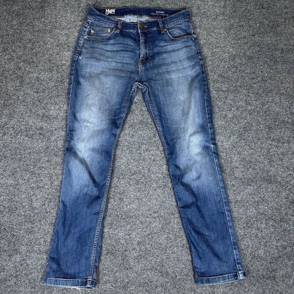 Mugsy Hamms Jeans Mens 31x29 Blue Stretch Straight Fit Denim Pants Casual Adult - Picture 1 of 11